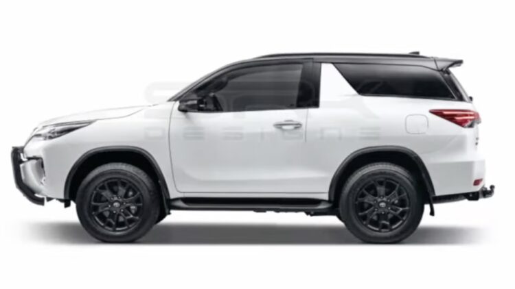 3-door Toyota Fortuner SWB