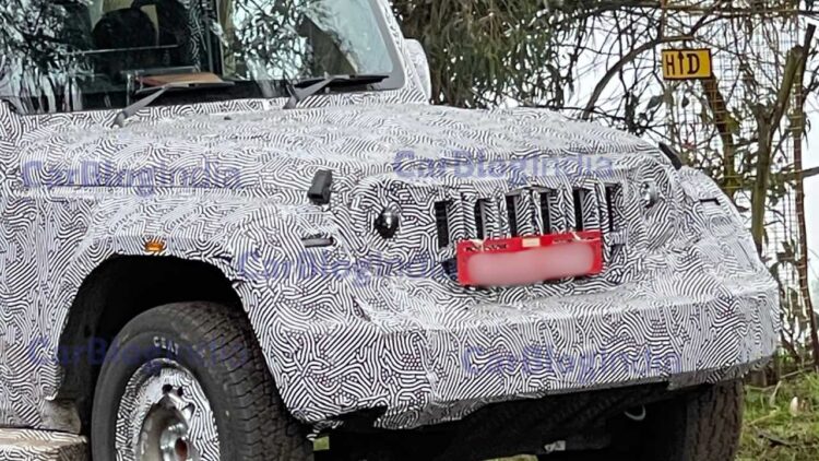 5-door Mahindra Thar Grille Design