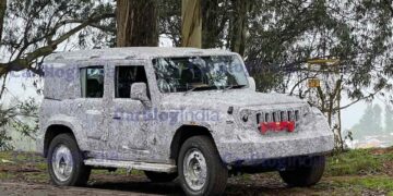 Mahindra Thar 5-Door Spied