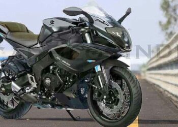 Bajaj Pulsar 400 Rendering Front Three Quarters