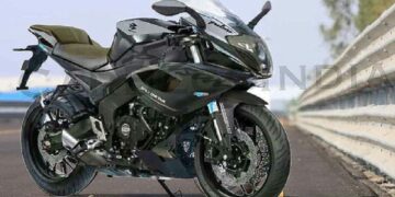 Bajaj Pulsar 400 Rendering Front Three Quarters