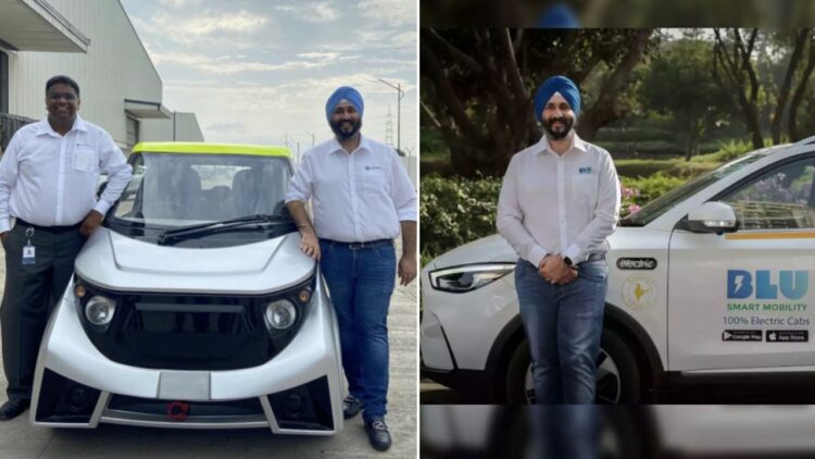 Blusmart Founder Anmol Singh Jaggi Gensol Engineering 2 seater Electric Car