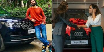 Cars of Sam Bahadur Cast - Vickey Kaushal Range Rover Vogue Sanya Malhotra Audi Q8