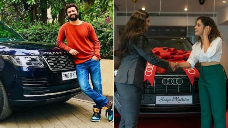 Cars of Sam Bahadur Cast Vickey Kaushal Range Rover Vogue Sanya Malhotra Audi Q8