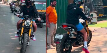 Kartik Aaryan Ducati Scrambler 1100