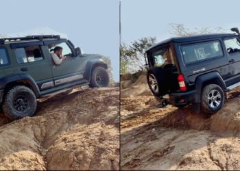 Maruti Jimny vs Force Gurkha Off-Roading