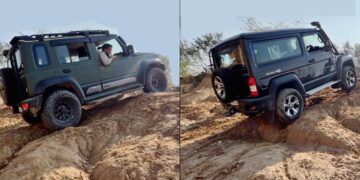 Maruti Jimny vs Force Gurkha Off-Roading