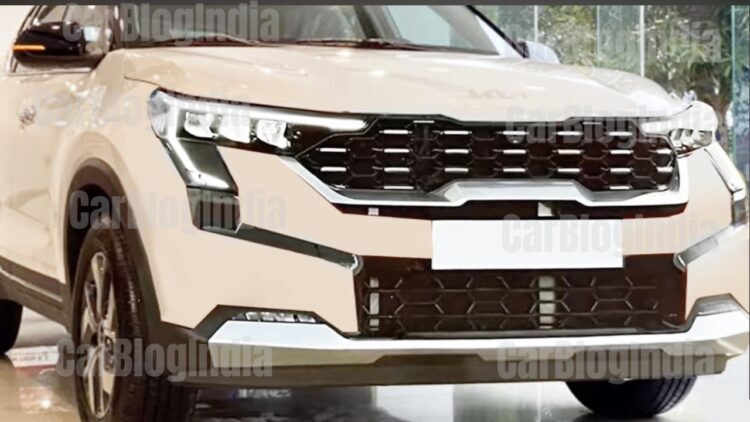 New 2024 Kia Sonet Facelift Front Look