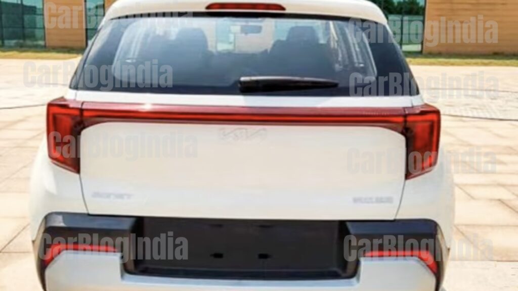 New 2024 Kia Sonet Facelift Rear Connected Taillights