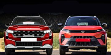 New Kia Sonet vs New Tata Nexon Facelift Comparison