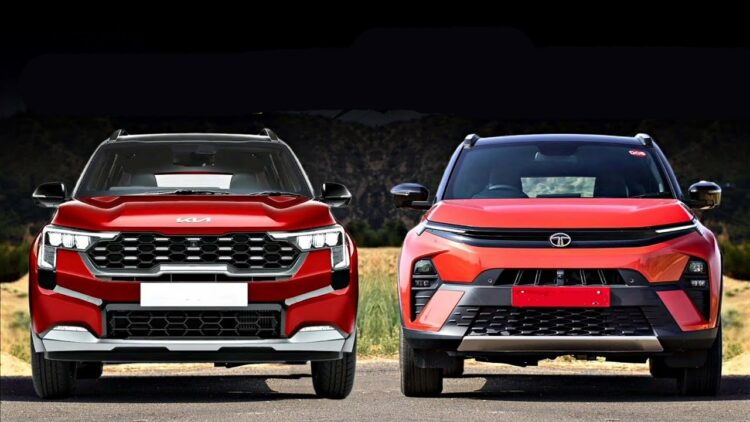 New Kia Sonet Vs New Tata Nexon Facelift Comparison