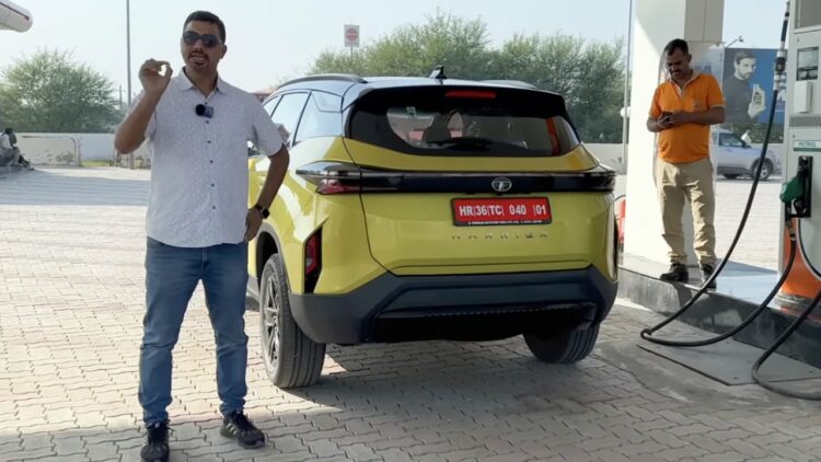 New Tata Harrier Facelift Mileage Test