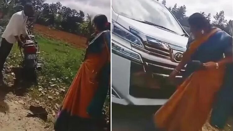 PM deve gowda daughter-in-law toyota vellfire biker