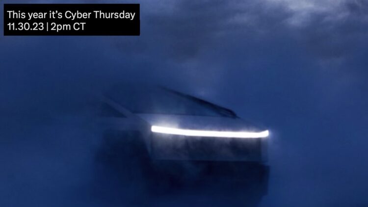 Tesla cybertruck delivery event time