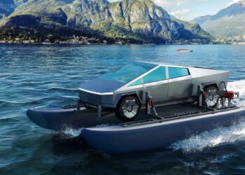 Tesla cybertruck mod pack boat