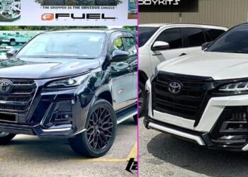 Toyota Fortuner with Land Cruiser Body Kit