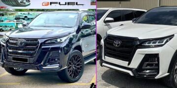 Toyota Fortuner with Land Cruiser Body Kit
