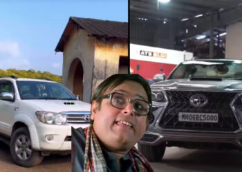 actor manoj joshi toyota fortuner restoration