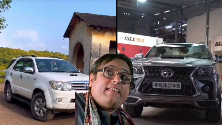 actor manoj joshi toyota fortuner restoration