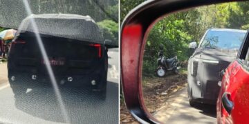 Baby Toyota Fortuner Spied India