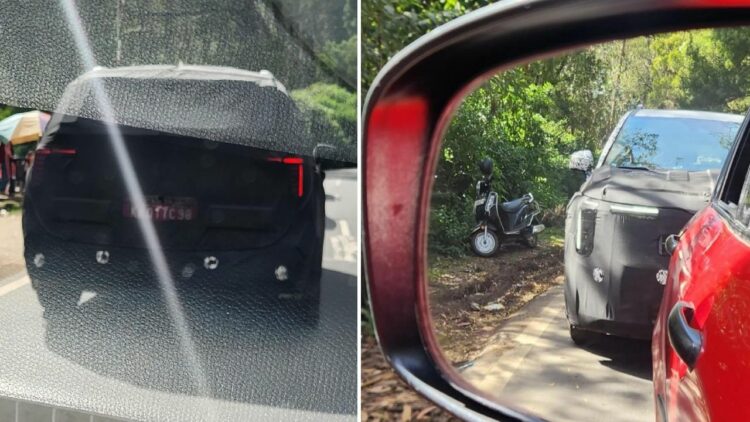 Baby Toyota Fortuner Spied India