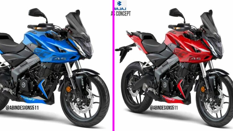 Bajaj Pulsar As Digital Rendering