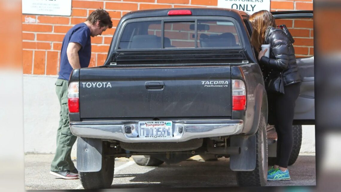 Batman Christian Bale Drives Toyota Tacoma