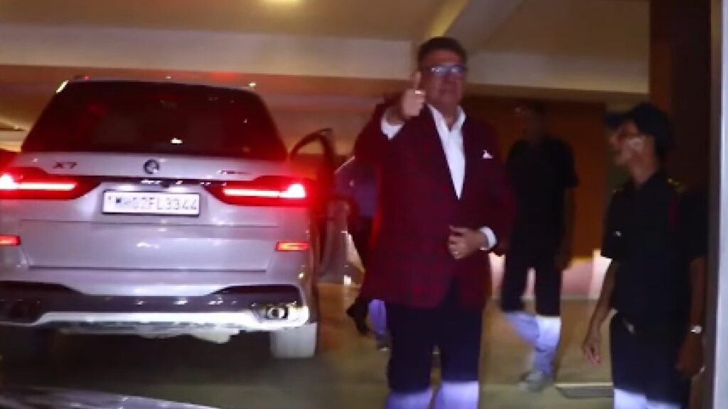 Boman Irani with Bmw X7