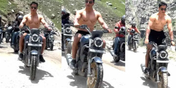 Sonu Sood Rides Yamaha FZ-X In Mountains Without Shirt and Helmet [Video]