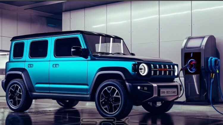 Electric Maruti Suzuki Jimny Visualized