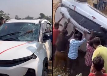 First Major Accident of New Tata Nexon