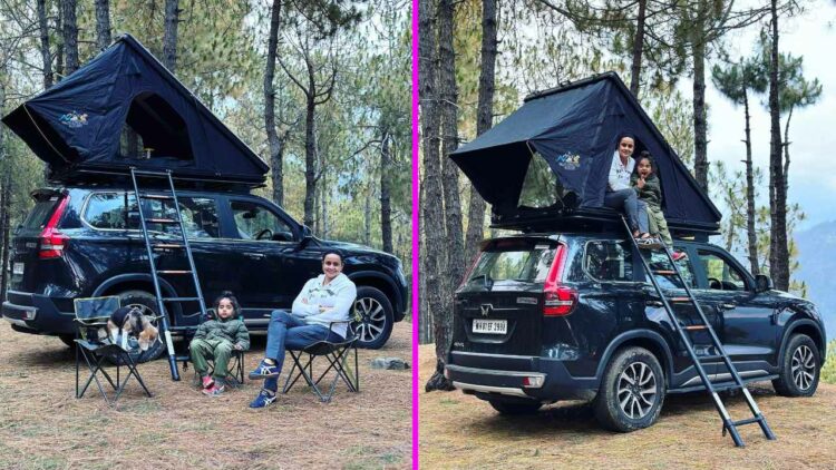 Gul Panag in Mahindra Scorpio N