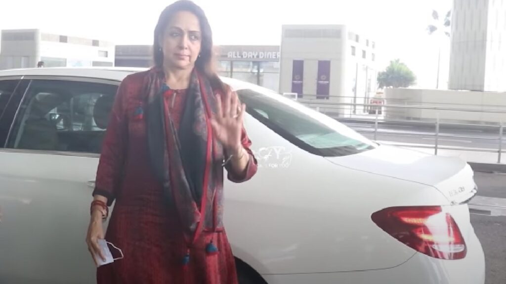 Heman Malini with Her Mercedes benz E350d