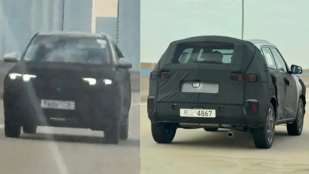 Hyundai Creta Ev Spied in South Korea