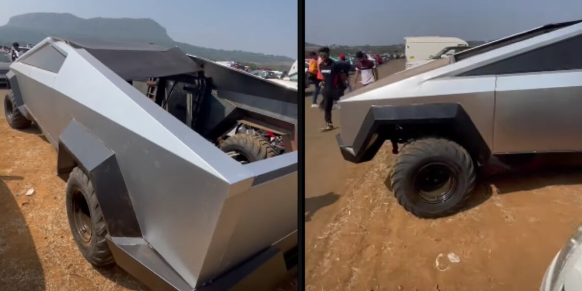 Indian Tesla Cybertruck Jugaad Fibretruck