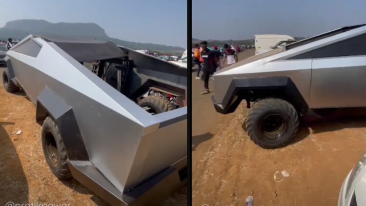 Indian Tesla Cybertruck Jugaad Fibretruck