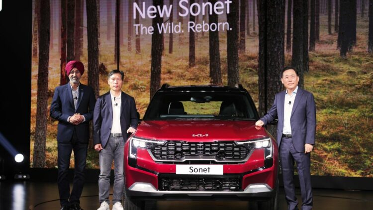 Kia Sonet Facelift Unveiled