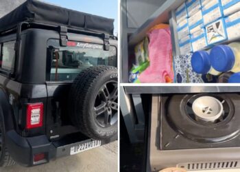 Mahindra Thar Owner Installs Modular Kitchen