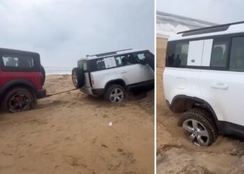 Mahindra Thar Rescues Land Rover Defender