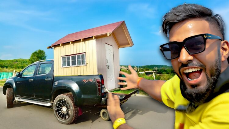 Man Makes House on Isuzu D max V cross