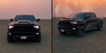 Ram TRX Pickup Truck Dune-Bashing Rajasthan