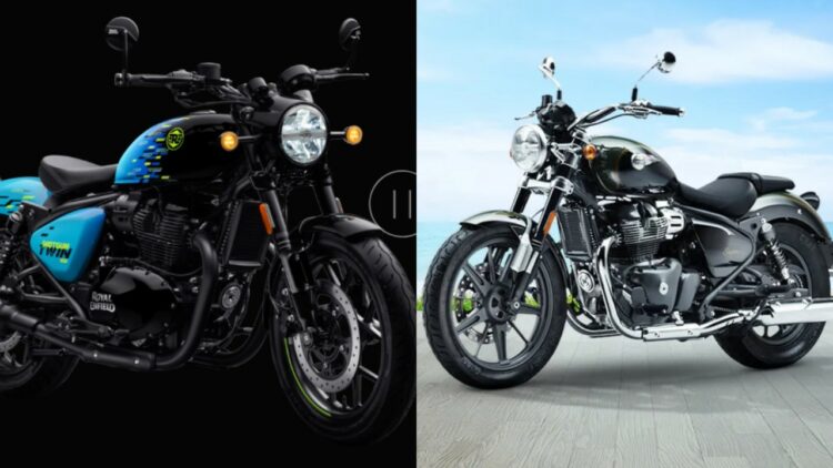 Royal Enfield Shotgun 650 Vs Super Meteor 650 Specs Design Comparison