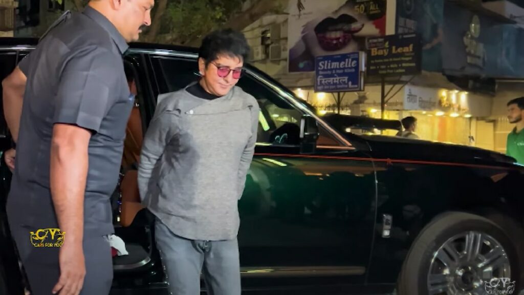 Sajid Nadiadwala with his Rolls Royce Cullinan