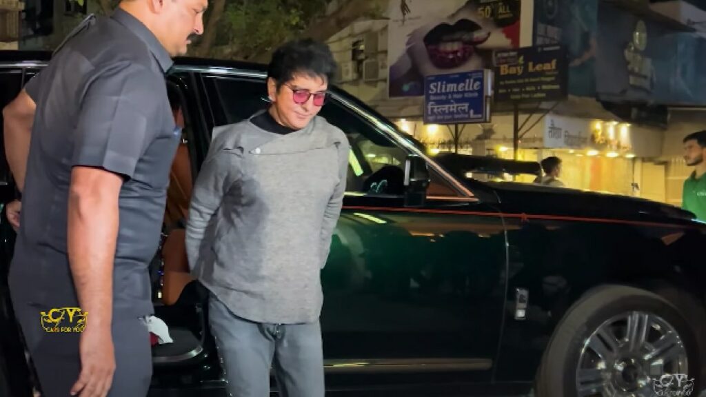 Sajid Nadiadwala with His Rolls Royce Cullinan