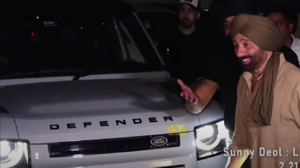 Sunny Deol with His Land Rover Defender