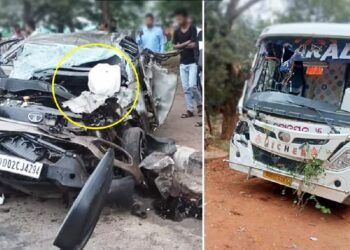 Tata Punch City Bus Accident