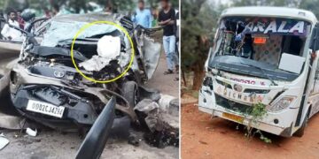 Tata Punch City Bus Accident