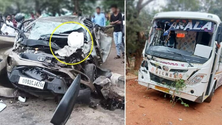 Tata Punch City Bus Accident