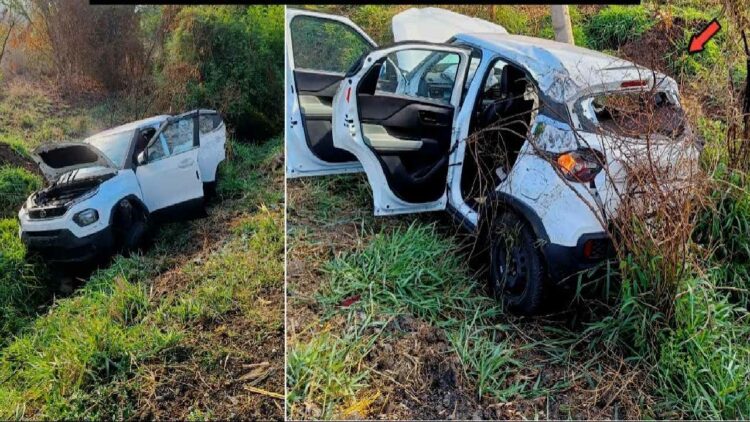 Tata Punch Crashes, Occupant Safe