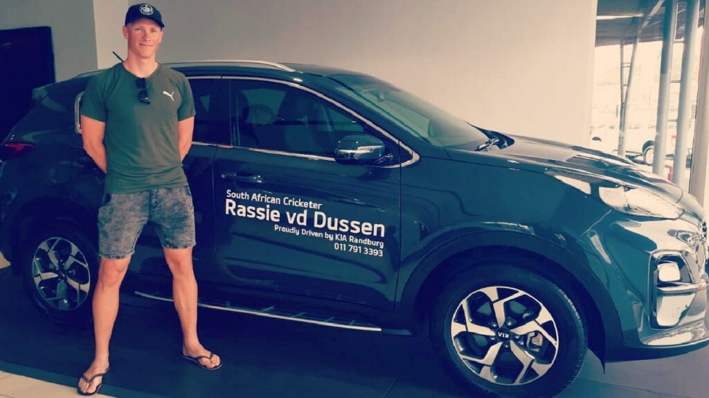 H V Van Der Dussen with Kia Sportage